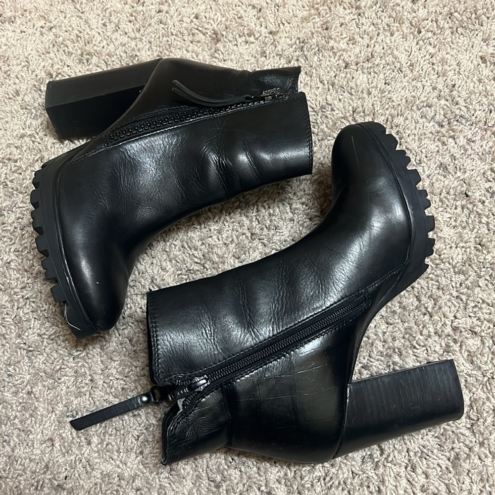 Black Steve Madden Ankle Boots
